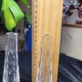 Pair of WATERFORD Crystal Slim Bud Vases Signed Image 2