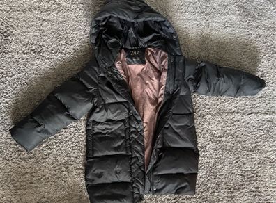 Zara winter puffa girls coat