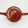 Vintage Chinese brown glazed teapot  H 13cm Image 4
