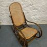 Vintage bentwood rocking chair. Image 3