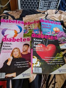 Collection of Diabetes Ireland magazines