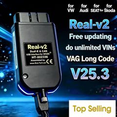 2026 VCDS CAN Unlimited VINs V25.3 VAG Coding COM HEX Real V2 STM32F429 For VW AUDI Skoda Seat Diagnostic Tools Free update