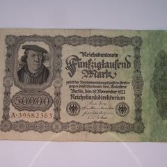 Germany. Reichsbanknote. 50000 Mark (19.11.1922)#2