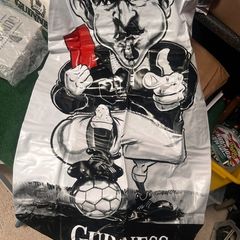 Guinness red Card referee inflatable