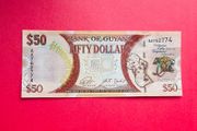 Guyana  50 Dollars. .  2016  Pick  41  Commemorative Issue ( Uncirculated )