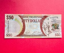 Guyana  50 Dollars. .  2016  Pick  41  Commemorative Issue ( Uncirculated )