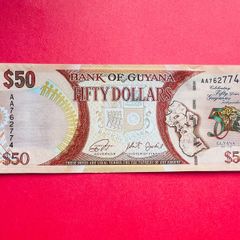 Guyana  50 Dollars. .  2016  Pick  41  Commemorative Issue ( Uncirculated )