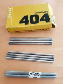 Riser-rods for Myers letter trays