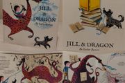 Jill &amp; Dragon by Lesley Barnes HARDBACK STORY BOOK