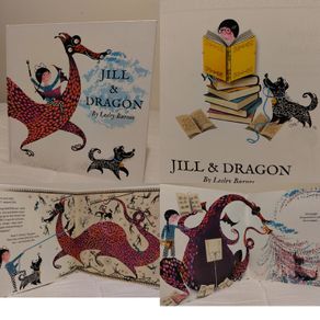 Jill & Dragon by Lesley Barnes HARDBACK STORY BOOK