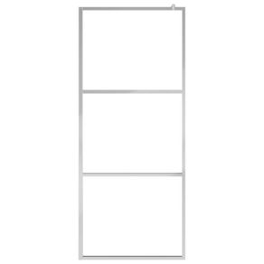 Walk-in Shower Wall with Whole Frosted ESG Glass 100x195 cm