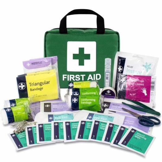 90 Piece Premium First Aid Kit For Home Car Holiday And Workplace - Includes Bandages, Eye Pods, Ice Packs And Essentials For Everyday Situations