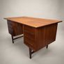 Mid - Century 1960s Danish Teak Desk Image 2