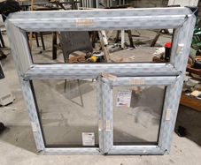 Agate grey pvc window 1100 x 1140
