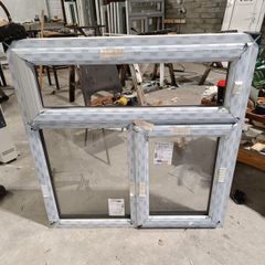 Agate grey pvc window 1100 x 1140