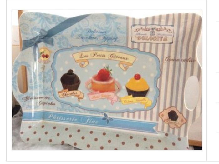 Cupcake Tea Tray With Handles