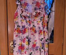New Look white floral top, Size 18