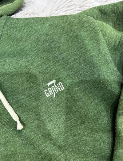 Green Hoodie Zip Up