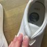 White leather lace up runners/trainers size 10 Image 3