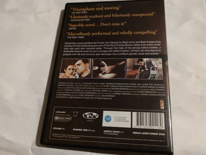 My Left Foot Dvd