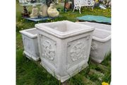 Planter Square Flower-GL-PL012