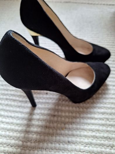 Michael Kors Black Suede Heels