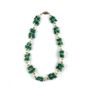 Vintage green chalcedony necklace Image 3