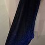 ZARA Shimmery Blue Wrap Front Midi Dress Size S! Image 3