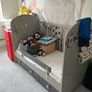 Ikea Gonatt bed/ cot with mattress and IKEA sheets Image 3