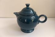 Iconic Deco-Inspired Fiesta Ware Teapot in the "Evergreen" Colourway in Excellent Condition