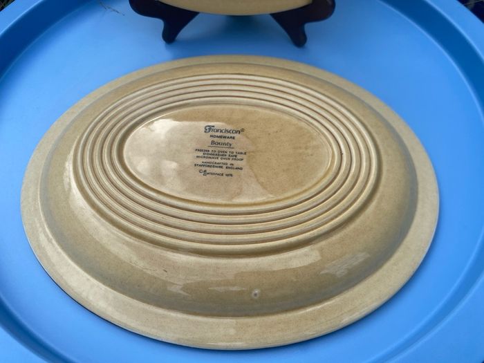 2x plates Franciscan bounty pattern