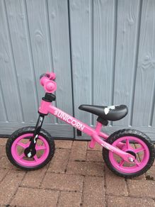 10 Inch Unicorn Balance Bike