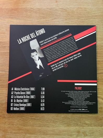 Decada 2 - La Noche Del Atomo - 12" Vinyl LP Compilation - 2021 Reissue Philoxenia Records