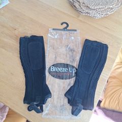 Breeze Up Suede Chaps Horseriding