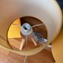 Mustard Yellow Home Decor Set   2x Tripod Lamps, Large Shade & Magazine Holder Image 9