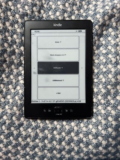 Liberated Kindle K4 Ereader ebook