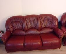 Leather sofa