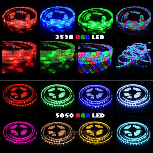 5m 10m 15m 20m LED Strip Light 5050 3528 SMD RGB RGBW Alexa Google WIFI tape 12V