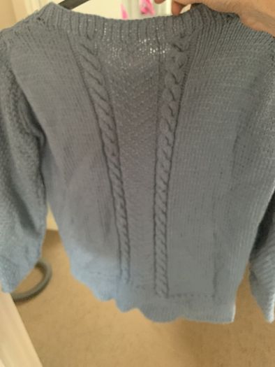 vintage blue jumper