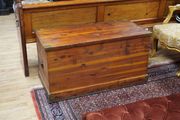 Vintage Cedar Blanket Chest / Trunk