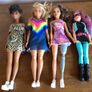 4 Barbie Dolls Image 2