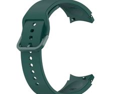 Green 20mm Silicone Band Strap For Samsung Galaxy Watch 4 40/44mm Classic 42/46m