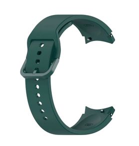 Green 20mm Silicone Band Strap For Samsung Galaxy Watch 4 40/44mm Classic 42/46m