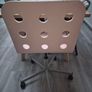 Rose-coloured, Height-adjustable Chair Image 6