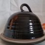 Studio pottery Cheese Dome, pottery butter dish Image 6