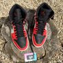 Nike Air Jordan 1 Mid Orange White Image 2