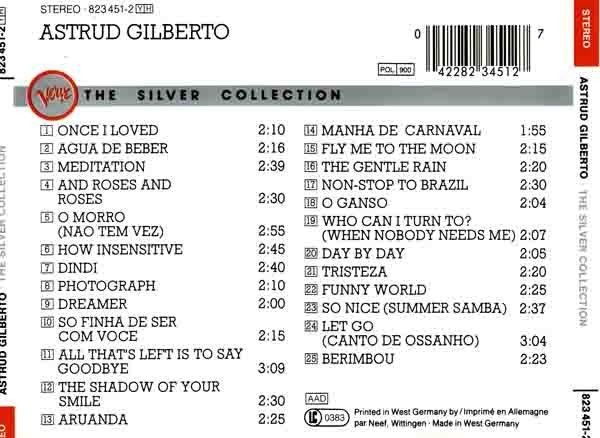 The ASTRUD GILBERTO Album  |  The Silver Collection