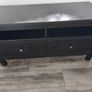 long brown 2 drawer unit Image 5