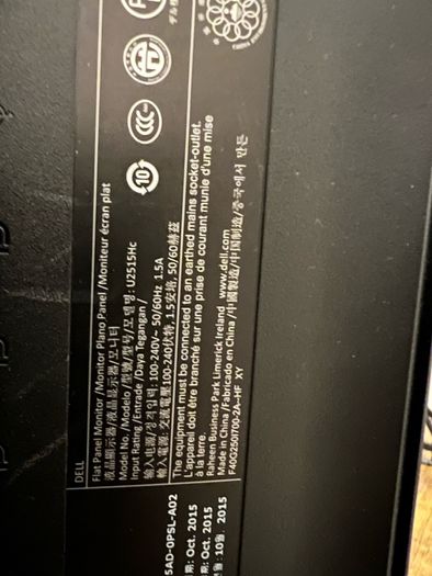 Monitor Dell 25"