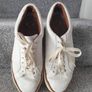 Massimo Dutti Leather Trainers Size Uk 7 Image 2